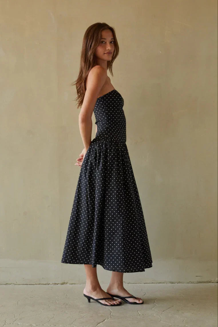 Joey Polka Dot Midi Dress